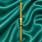 High Quality Premium Rakhi Gold Finish Bracelet.