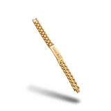 Premium Customized Rakhi cum Bracelet with Gold Finish.