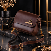 Personalized Faux Leather Women's Sling Bag