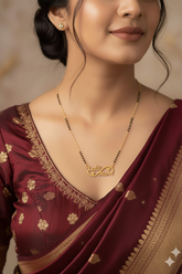 Infinity Necklace With Personalized Dual Name Pendant