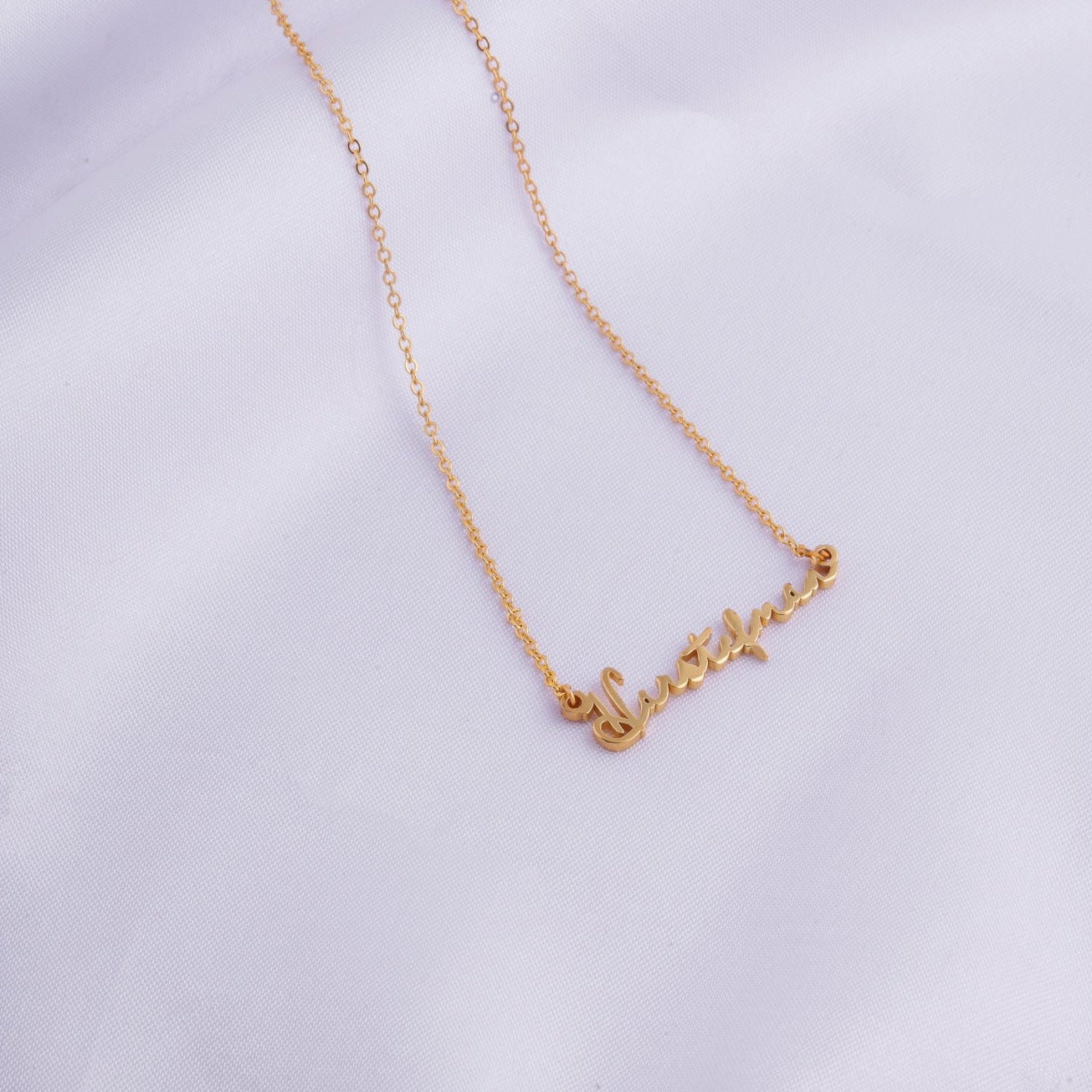 name pendant necklace