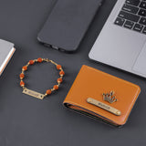 Personalized Wallet & Rudraksha Rakhi