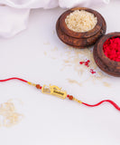 Beautiful Personalized Red Thread Rakhi
