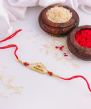 Elegant Red Thread Rakhi