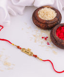 Traditional Red Thread Rakhi With The Name