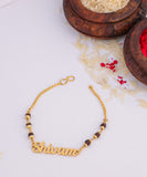 Customized Rakhi with Rudraksha chain