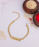 Customized Rakhi With Delicate Chain