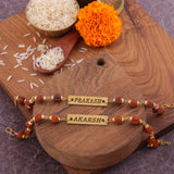 Custom Name Rakhi Combo R5 two pcs