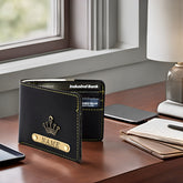 Customized Single Wallet For Men | Black Color