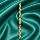 Premium Customized Rakhi cum Bracelet with Gold Finish.