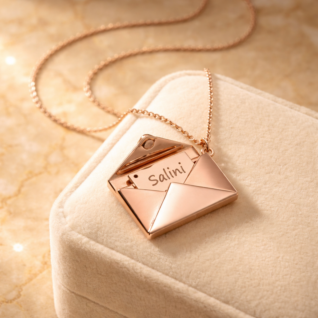 Personalized Love Letter Pendant Necklace