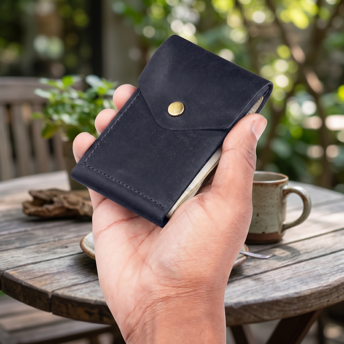 Givitas Flip Genuine Leather Wallet