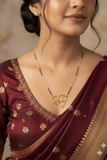 Necklace With Premium Heart Butterfly And Crown