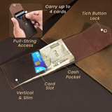 Givitas Flip Genuine Leather Wallet