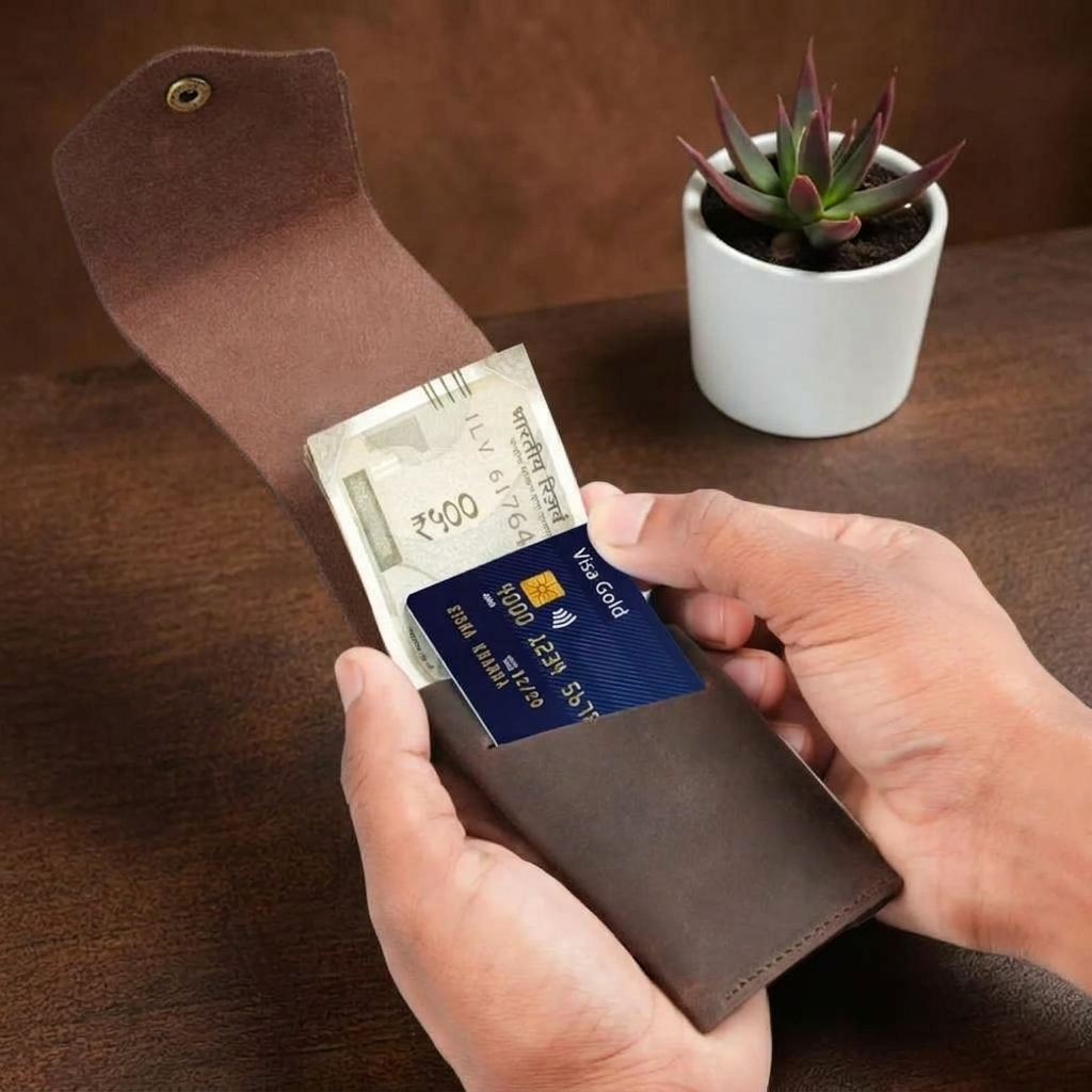 Givitas Flip Genuine Leather Wallet