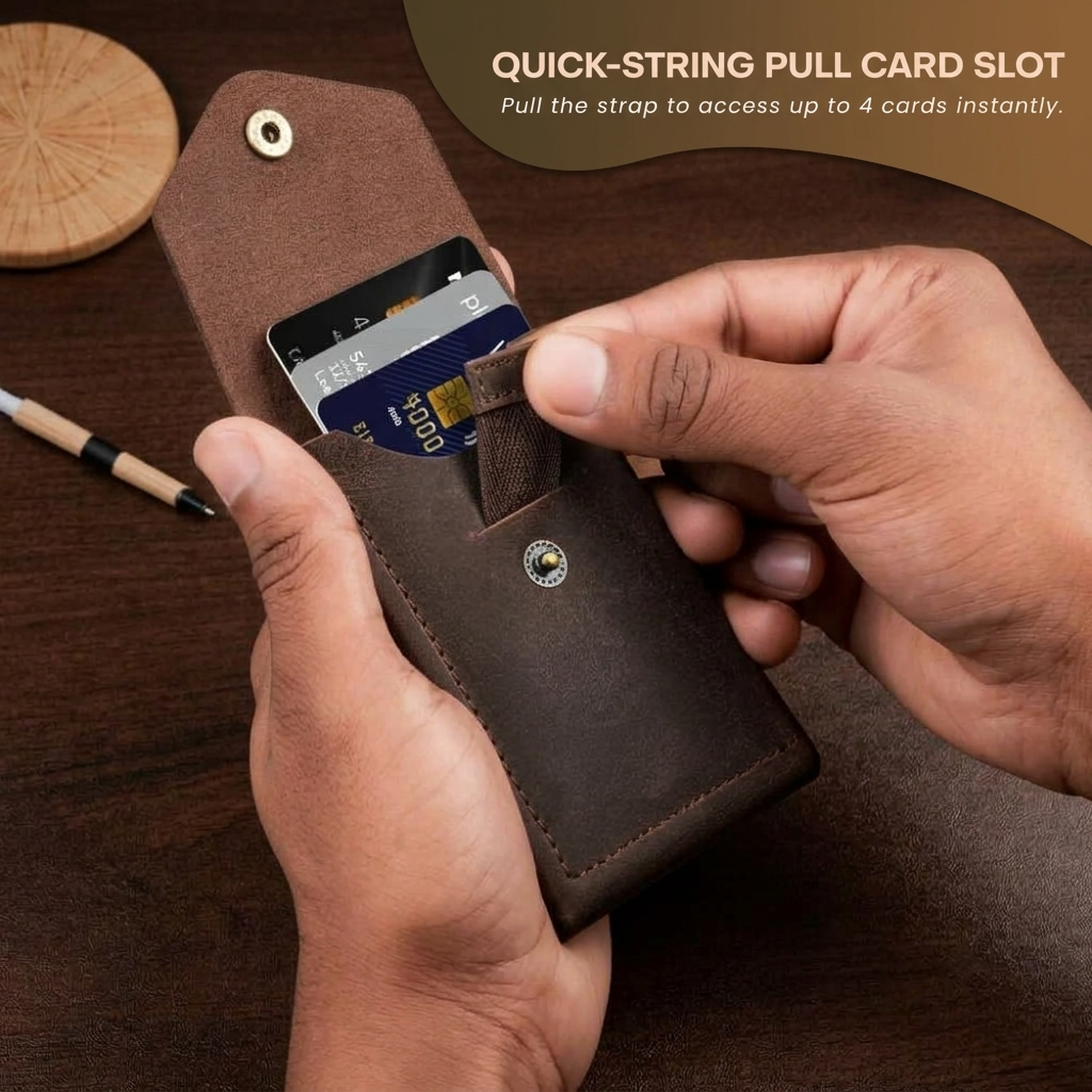 Givitas Flip Genuine Leather Wallet