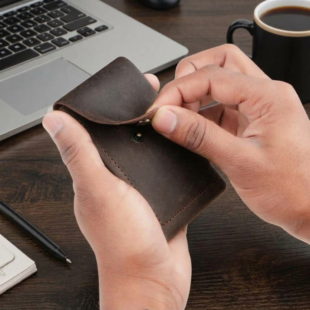 Givitas Flip Genuine Leather Wallet