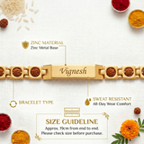 Beautiful Rakhi with Rudraksha Belt.