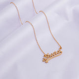 Constellation Personalized Pendant Necklace With Name