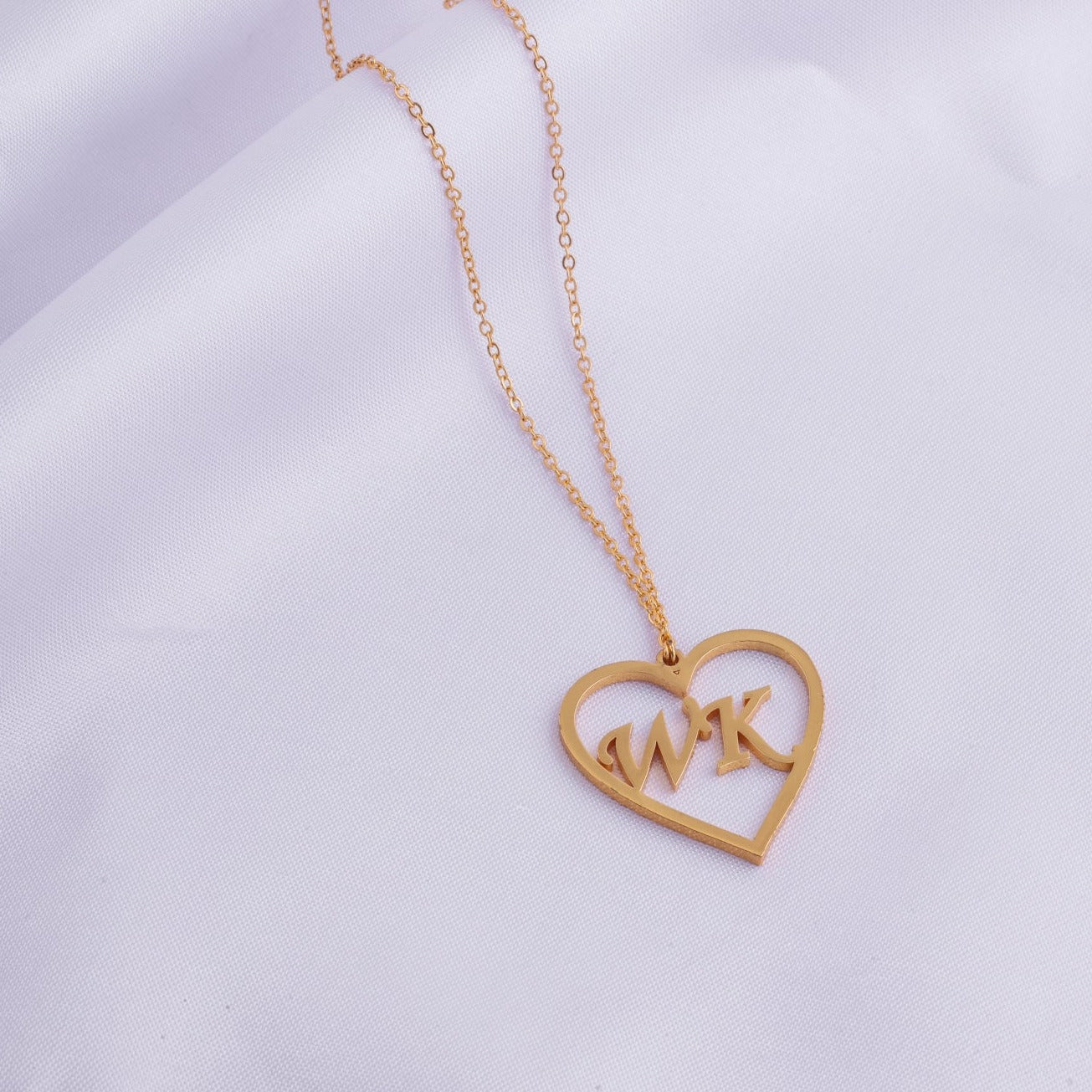 Customized Heart Shape Pendant Necklace