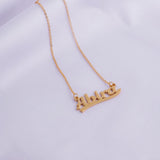 Sophisticated Necklace With Personalized Name Pendant