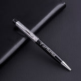 Personalized Pen Filled With Diamonds | Black