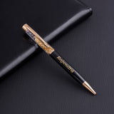 Personalized Golden Zari Pen