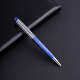 Personalized Pen Filled With Diamonds | Blue