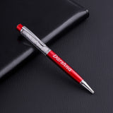 Personalized Pen Filled With Diamonds | Red