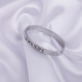 Personalized Cuff Bracelet | Silver