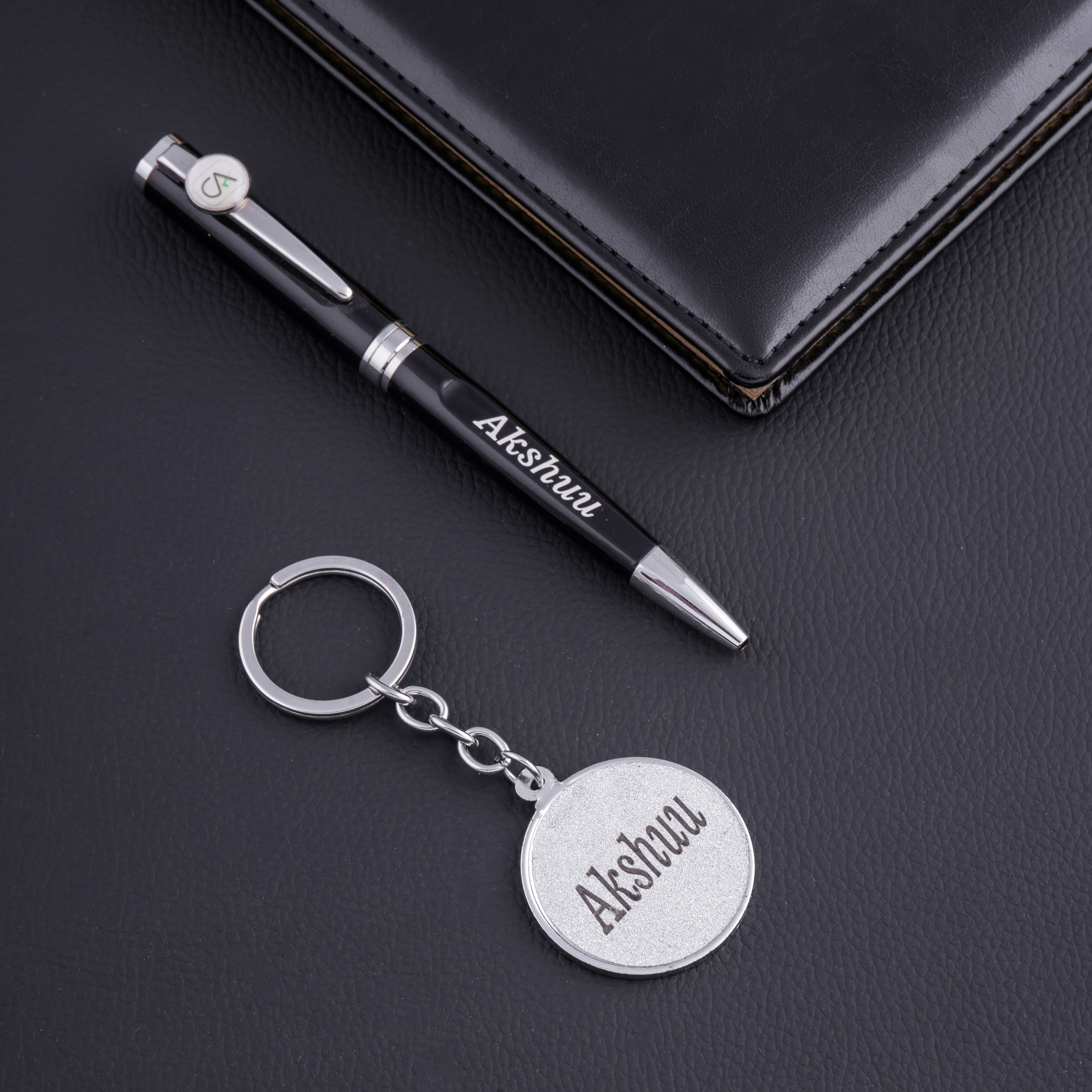 Personalized Pen And Keychain Gift Set For CA