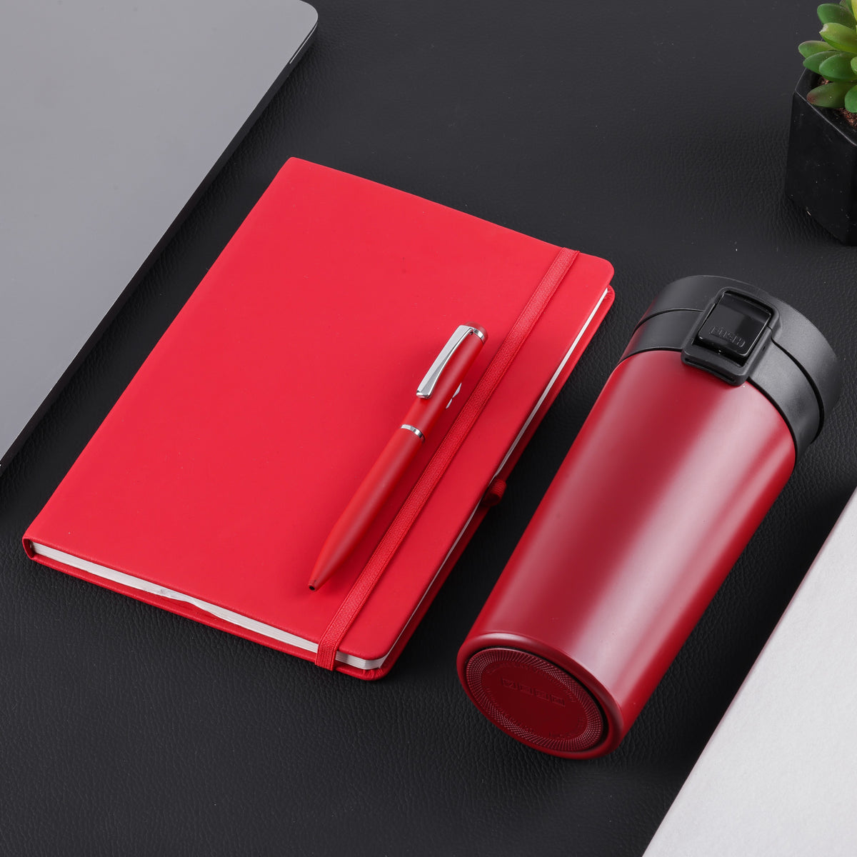 Personalized Office Essentials Gift Set - RED