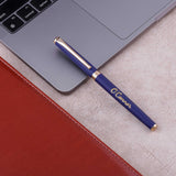 Customized Matte Blue Pen