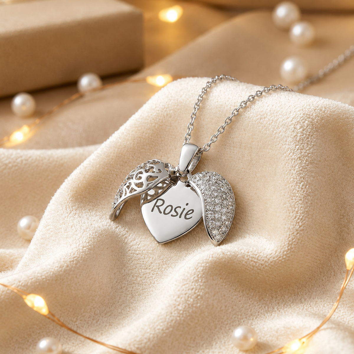 Personalized Heart Pendant Necklace