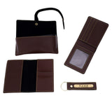 Personalized 4 Piece Combo For Men | Brown Color