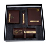 Personalized 4 Piece Combo For Men | Brown Color