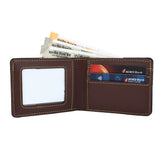 Brown Wallet For Men With Name And Charm