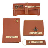 Personalized 4 Piece Combo For Men | Tan Color