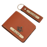 Premium Quality Men's Wallet and Keychain Gift Set | Tan Color